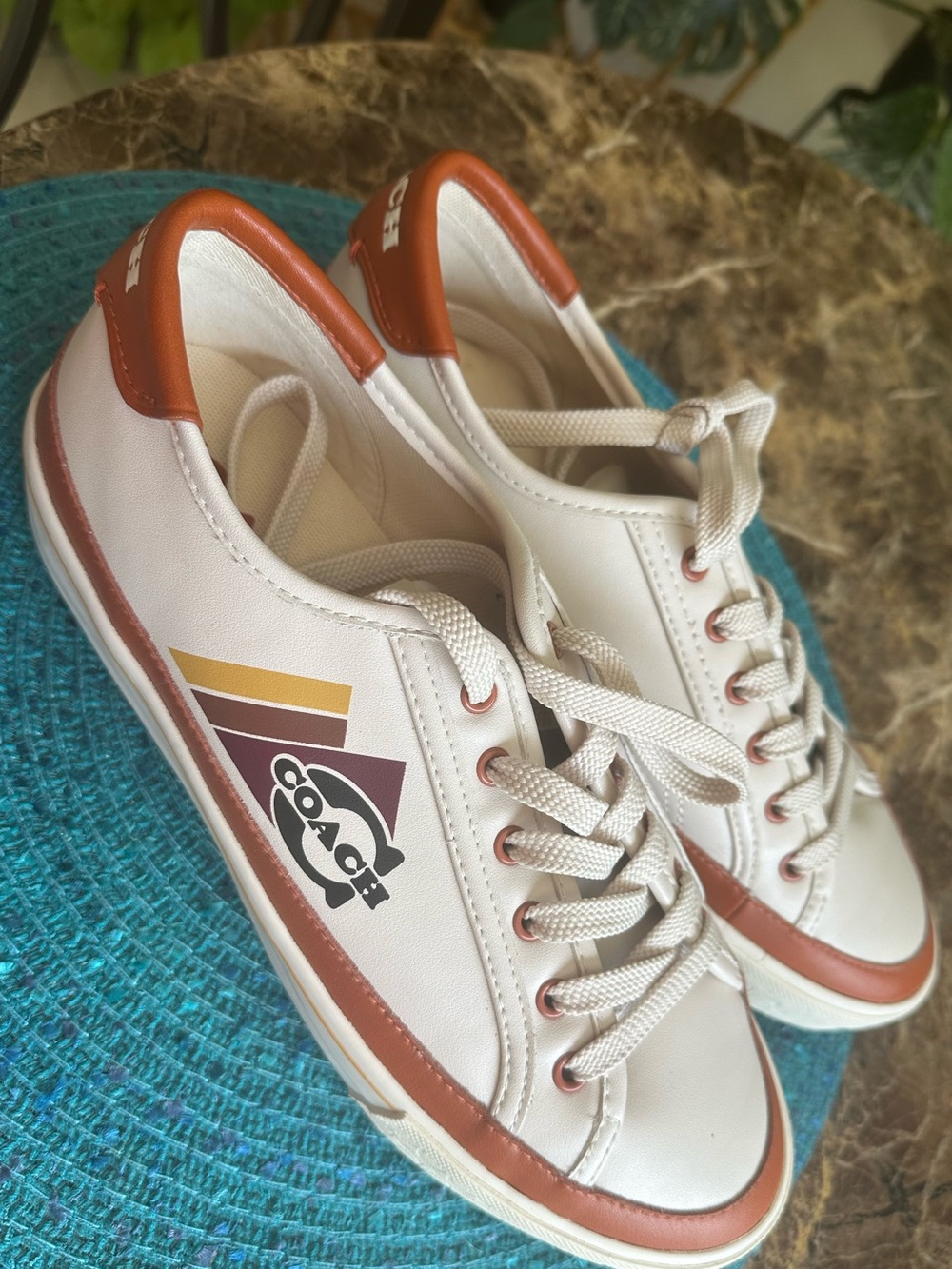 Coach Womens Sneakers City Sole Platform leather Athletic Training Shoes